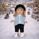 Zoelie cu vesta albastra