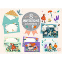 Set creativ invitatii ,, Prietenii padurii''