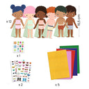 Set creatie ,,Hainute din fetru''
