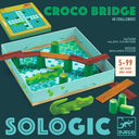 Ambalajul ilustrat al jocului Croco Bridge de la Djeco