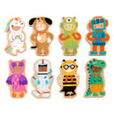 Joc magnetic „Costume amuzante”