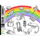 Ambalajul ilustrat al jocului Color connect de la Djeco
