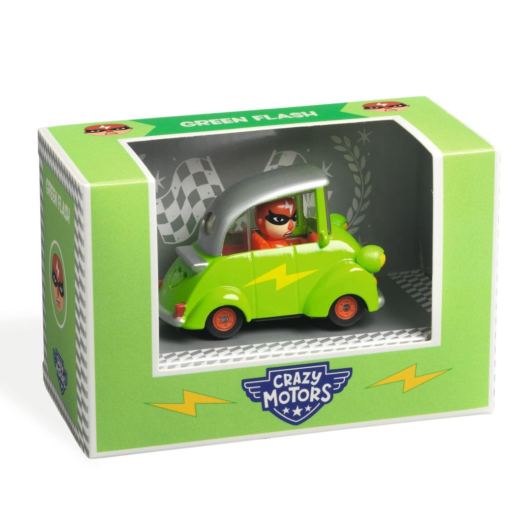 Crazy Motors - Mașina de colecție Green Flash