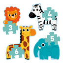 Puzzle ,,Animalutele junglei"