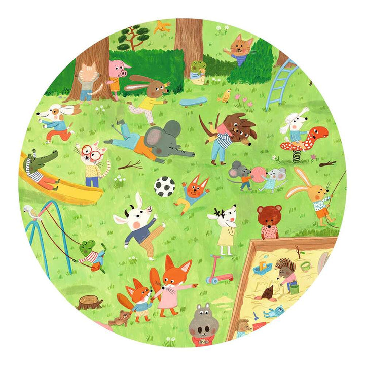 Puzzle de observatie - Little friends garden