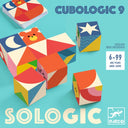 Ambalajul ilustrat al jocului Cubologic 9 de la Djeco
