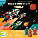 Ambalajul ilustrat al jocului Destination mars de la Djeco