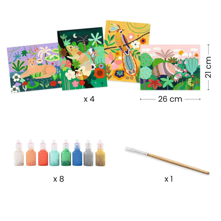 Seturi de pictura - Padure tropicala - Carousel