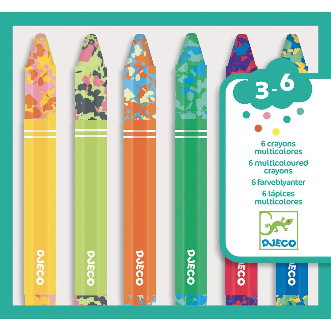 6 creioane colorate - Carousel