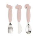 Set tacamuri pentru copii cu maner de silicon