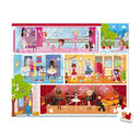Puzzle-ul Danse Academy asamblat, alături de posterul-model