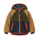 Geaca reversibila, maro olive