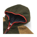 Geaca reversibila, maro olive