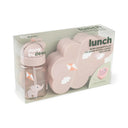 Set lunch box pentru gustari si sticla cu pai