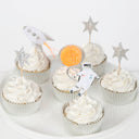 Set pentru decorarea brioșelor Space, 24 toppere — Meri Meri