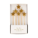 Lumânări pentru tort Gold Star, set de 6 — Meri Meri