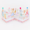 Felicitare tip acordeon Kitten Club — Meri Meri