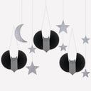 Decorațiuni Halloween Bat, Stars & Moon Hanging, set de 7 — Meri Meri