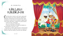 Pagini deschise din Pinocchio, cu scena teatrului de păpuși