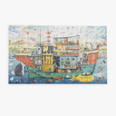 Ilustrația completă din puzzle-ul Nava exploratorului