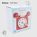 Telefon vintage din lemn