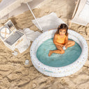 Piscina gonflabila terrazzo alb