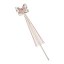 Baghetă Flora Butterfly cu fluture floral și panglici roz — Rockahula Kids