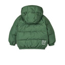 Geaca verde kaki impermeabila cu gluga si urechiuse