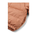 Geaca impermeabila cu gluga si urechiuse, roz pudrat