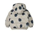 Geaca cu buline impermeabila cu gluga si urechiuse