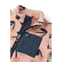 Jacheta din fleece Nolan ,,Mega Cherry heart''