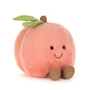 Piersica Amuseables Peach roz-corai, cu frunze verzi și picioare maro