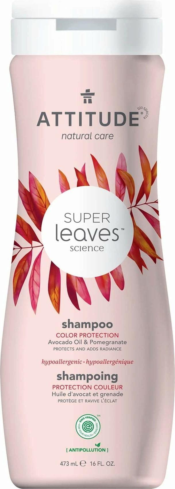 Șampon Super Leaves pentru protecția culorii părului 473ml, ATTITUDE - Carousel