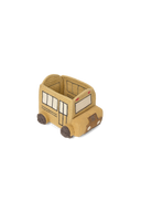 Coșul Mini School Bus gol, văzut oblic din față