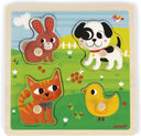 Puzzle tactil Primele mele animale – Janod