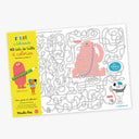 Set cu 40 de planșe de masă de colorat Schmouks – Moulin Roty