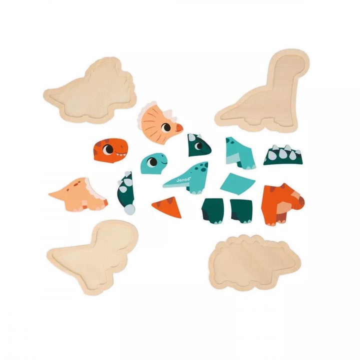 Puzzle din lemn - Dinozauri