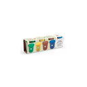Set de plastilină Natura Djeco cu patru recipiente colorate