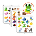 Set peste 100 de stickere Animale pui – ambalajul produsului