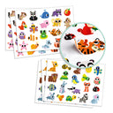 Set peste 100 de stickere Animale pui – conținutul și accesoriile