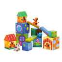 Set de cuburi de construit Cubanimo cu 3 animale – ambalajul produsului