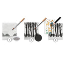 Set de pictură și colaj Prima zăpadă – produsul în utilizare