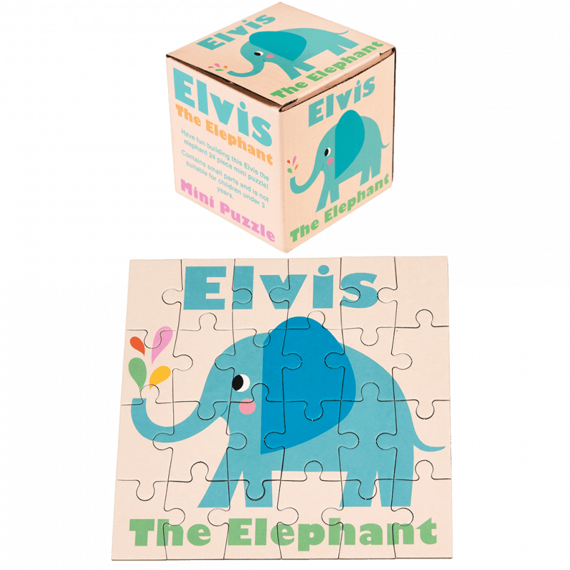 PUZZLE MINI "Elefantul Elvis" 24 piese - Carousel