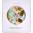 Set 3 baloane cu confetti irizate