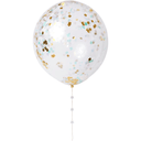 Set 3 baloane cu confetti irizate