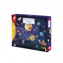 Cutia puzzle-ului Sistemul solar, văzută din unghi lateral