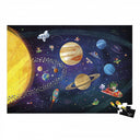 Puzzle-ul Sistemul solar asamblat, cu planetele