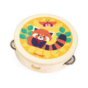 Tamburina Gioia cu ilustrație de panda roșu