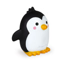 Jucăria de baie pinguin văzută din lateral