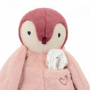 Pinguin din plus roz cu batista